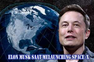 Elon-Musk-Saat-Melaunching-Space-X